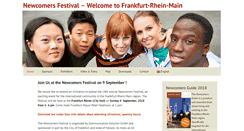 Desktop Screenshot of newcomers-festival.de