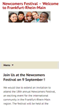 Mobile Screenshot of newcomers-festival.de