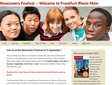 Tablet Screenshot of newcomers-festival.de